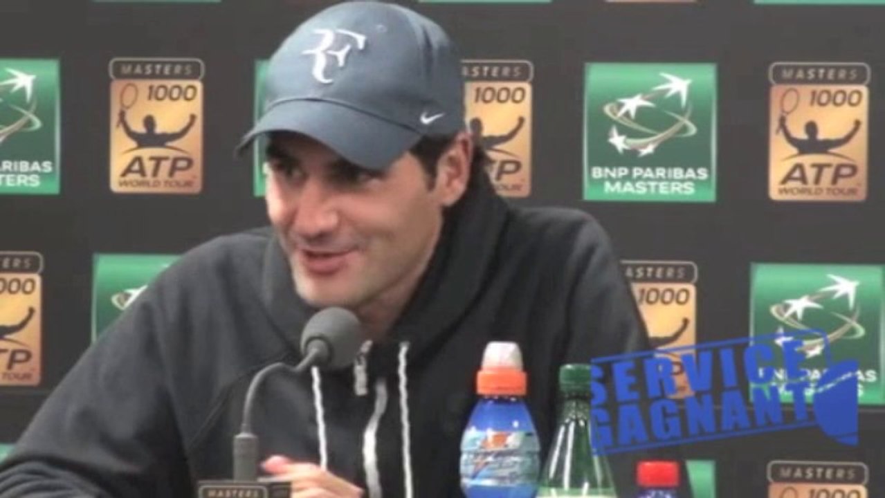 Paris-Bercy 2013 - Roger Federer : "Je me suis concentré sur mon tennis"