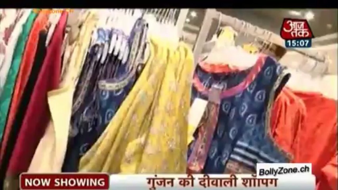 Gunjan Ki Diwali Shopping!! - Sapne Suhane Ladakpan Ke - 1st Nov 2013