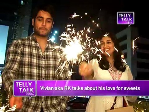 RK aka Vivian Dsena & and his wife Vahbbiz Dorabjee talk about their LOVE for sweets