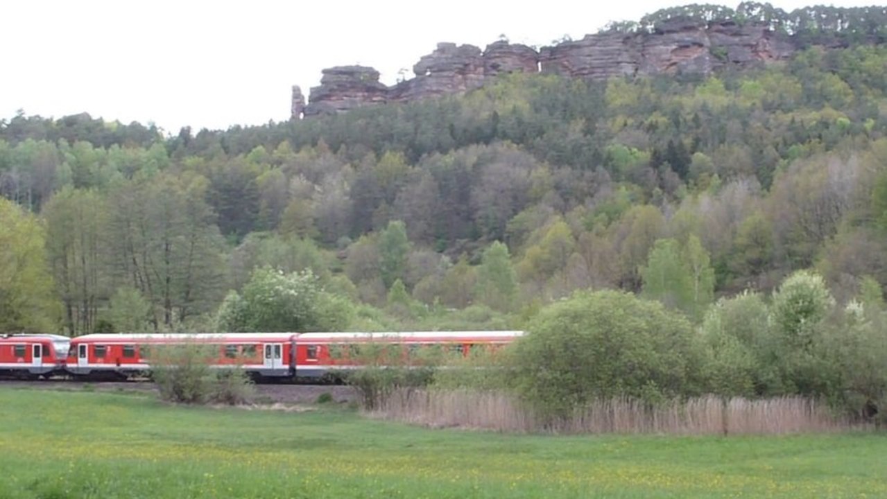 Sonderzüge auf der Wieslauterbahn