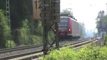 Züge Hammerstein Leutesdorf, Captrain Crossrail 145, Railion 145,MRCE 189, 2x DB 189, 3x 143,3x 425