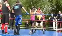 female wrestlers dirty tactics