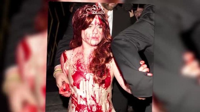 Kelly Osbourne is a Gruesome Teen Prom Queen for Halloween