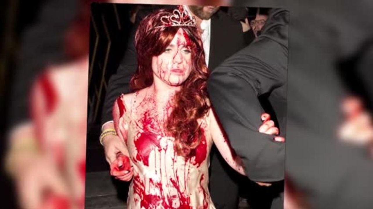 Kelly Osbourne is a Gruesome Teen Prom Queen for Halloween