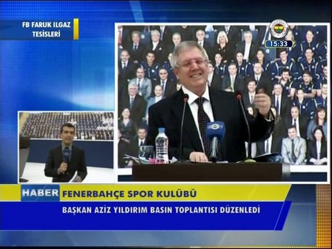 Aziz Yıldırım basın toplantısı düzenledi FB TV 01.11.2013