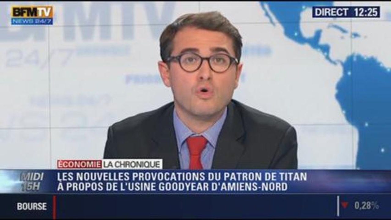 La Chronique éco d'Emmanuel Duteil: les nouvelles provocations du patron de Titan à propos de l'usine Goodyear d'Amiens-Nord – 01/11