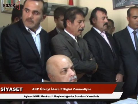 MHP GENEL BAŞKAN YARDIMCISI EMİN HALUK AYHAN YOZGAT'TA