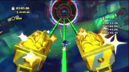 Sonic Lost World - Tropical Coast : Contre-la-montre