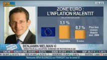 Ralentissement de l'inflation en zone euro et repositionnement du marché sur la zone dollar: Benjamin Melman dans Intégrale Bourse - 01/11
