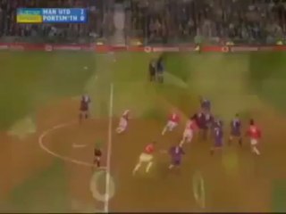 Cristiano Ronaldo - First Goal For Manchester United (01.11.03)