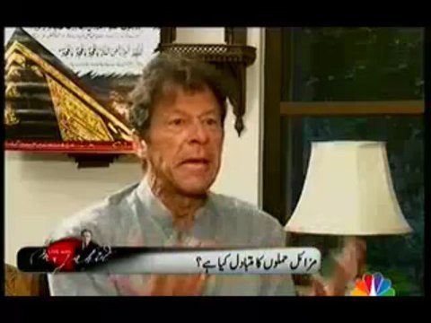 Imran Khan [ PTI ] Exclusive Interview On Live with Mujahid - 1st November 2013