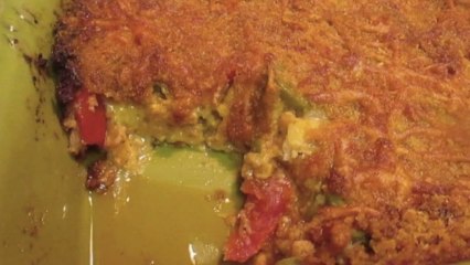 Cheesy Tomato Pie Casserole