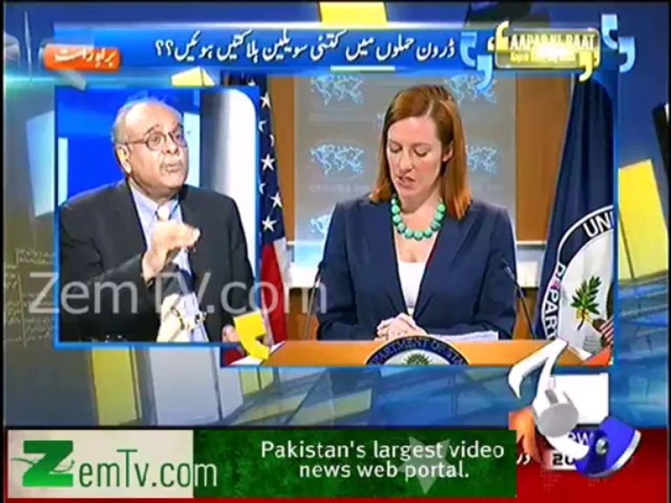 Is Najam Sethi Favoring Drone Attacks