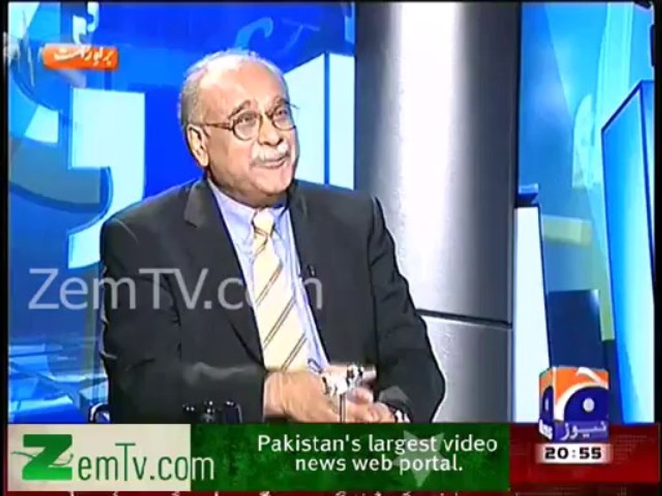Najam Sethi Funny reply on Pakistan's ODI Defeat Question