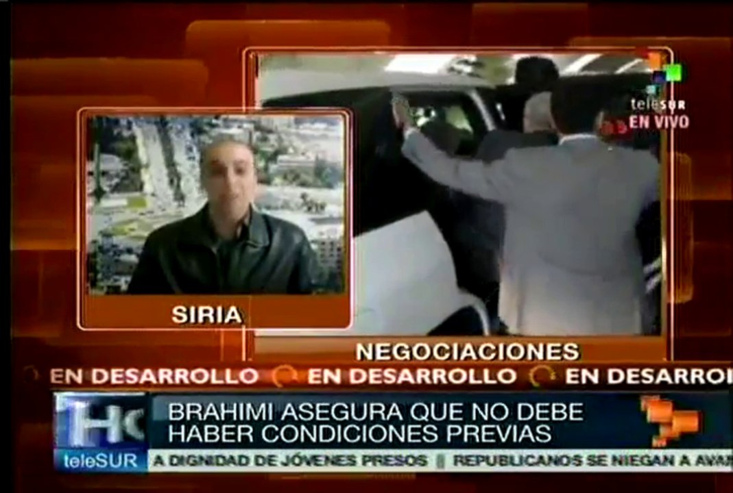 Brahimi advierte que sin oposición siria no habra Conferencia de Paz