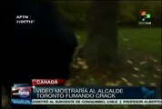 Revelan video del alcalde de Toronto fumando crack