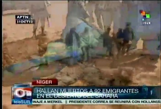 Encontrados 92 cadáveres de inmigrantes en desierto de Níger