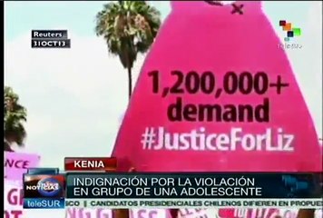 Indignación en Kenia por violación en grupo de una adolescente