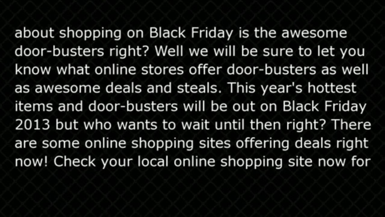 Black Friday 2014