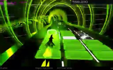 Audiosurf 2  Turbo mode with slow song (Gigi D'Agostino - Another way)