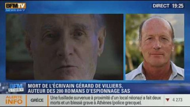 BFM Story: la disparition de l'écrivain Gérard de Villiers - 01/11