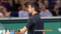 Novak Djokovic vs Stanislas Wawrinka Highlights - BNP Paribas Masters 2013 QF