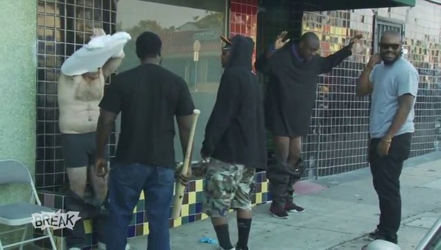 Double PRANK : Ghost Prank Goes Wrong when 3 guys come wih basball bates!