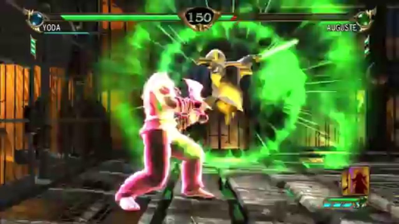 Soul Calibur IV | Yoda Gameplay Clip 1 | Xbox 360