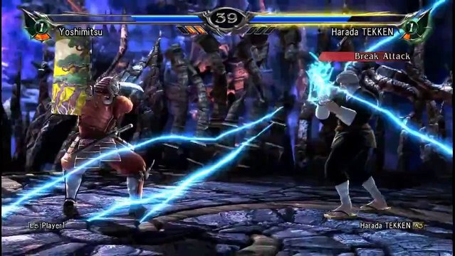 Soul Calibur V​ | Gameplay Video | Yoshimitsu VS Harada TEKKEN