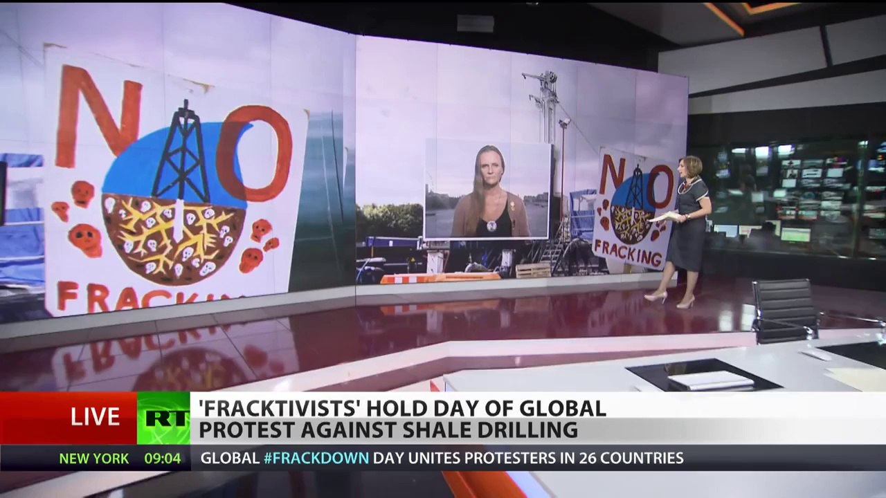 Frackdown Day: Worldwide protest to end shale gas extraction