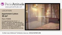 Appartement 1 Chambre à louer - Ile St Louis, Paris - Ref. 5471