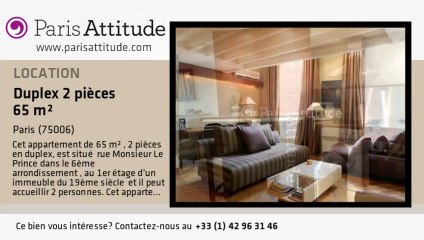 Duplex 1 Chambre à louer - Jardin du Luxembourg, Paris - Ref. 572