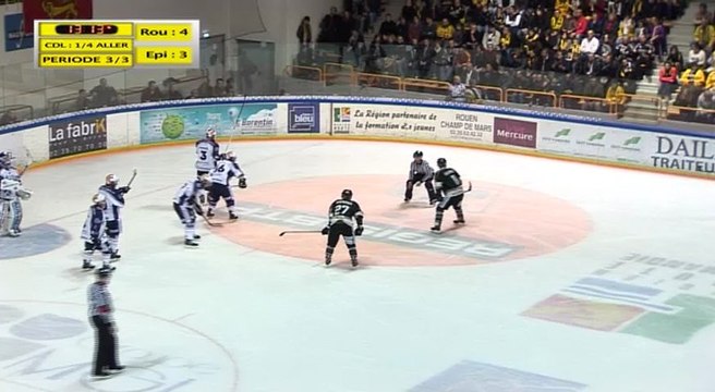 Rouen vs Epinal : Phase Finale de la Coupe de la Ligue : 1/4 de Finale Aller