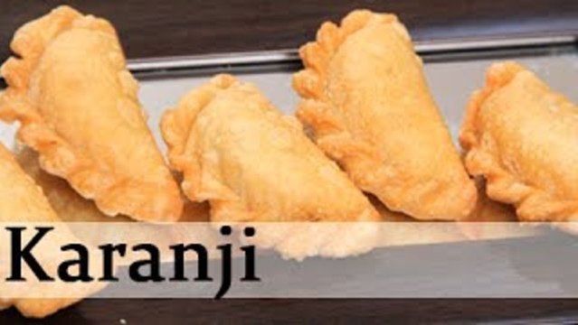 Karanji - Diwali Special Sweet Snacks Recipe - Crispy Sweet Dish Recipe by Ruchi Bharani [HD]
