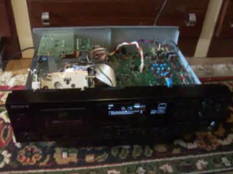 Sony DTC 670 DAT Deck Video 1 Wiedergabe Test beim einschalten