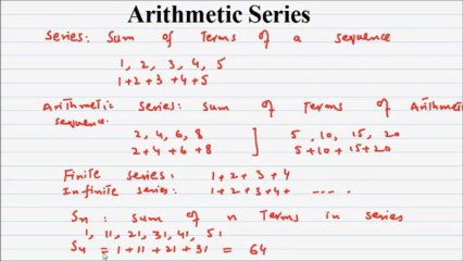 Understanding Arithmetic Series