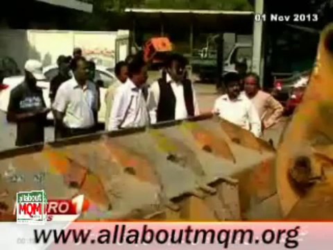 MQM public representative Ashfaq Mangi activity