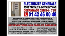 PARIS 17eme - ARTISAN EN ELECTRICITE - 0142460048 - DEPANNAGES 24H/24