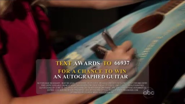 Carrie Underwood/Brad Paisley 2012 CMA hosting