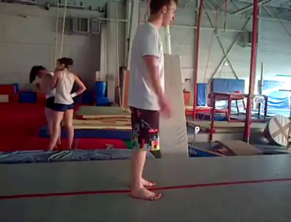 Mon fiston à la gym