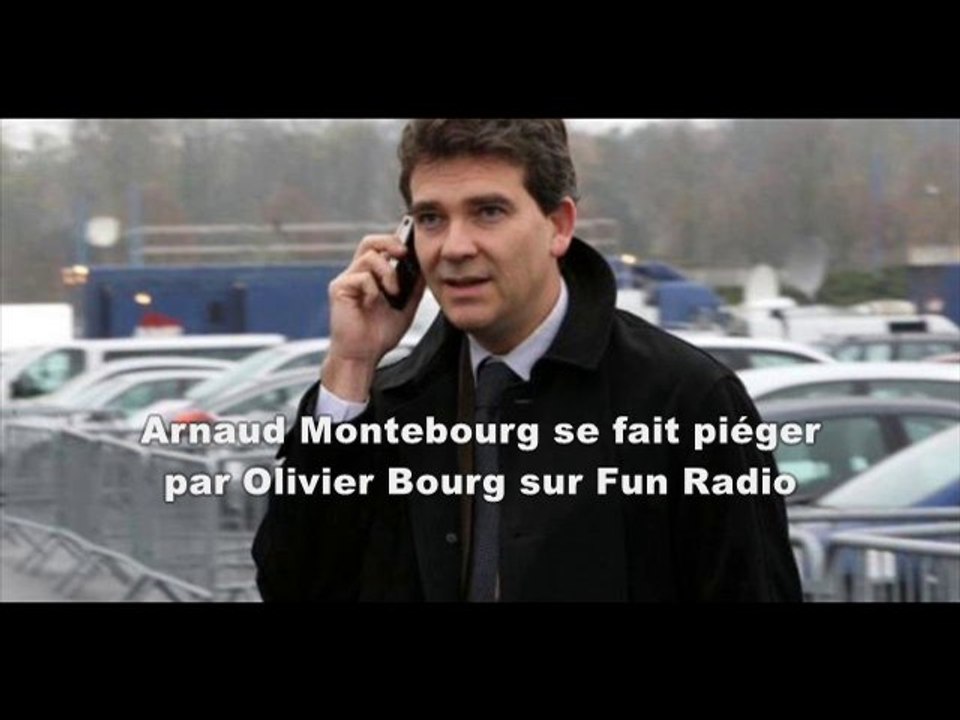 Arnaud Montebourg piégé, il avoue avoir fréquenté des filles de joies  !