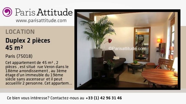 Duplex 1 Chambre à louer - Montmartre, Paris - Ref. 5284