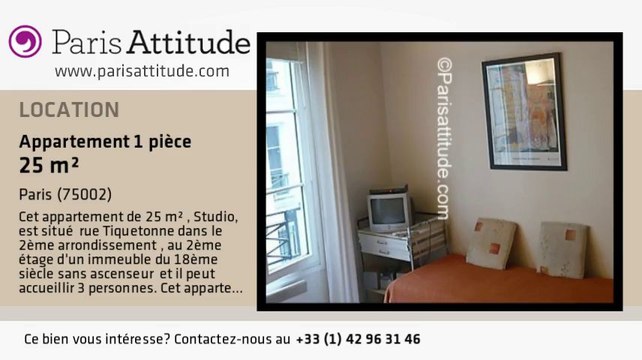 Appartement Studio à louer - Strasbourg St Denis, Paris - Ref. 2477