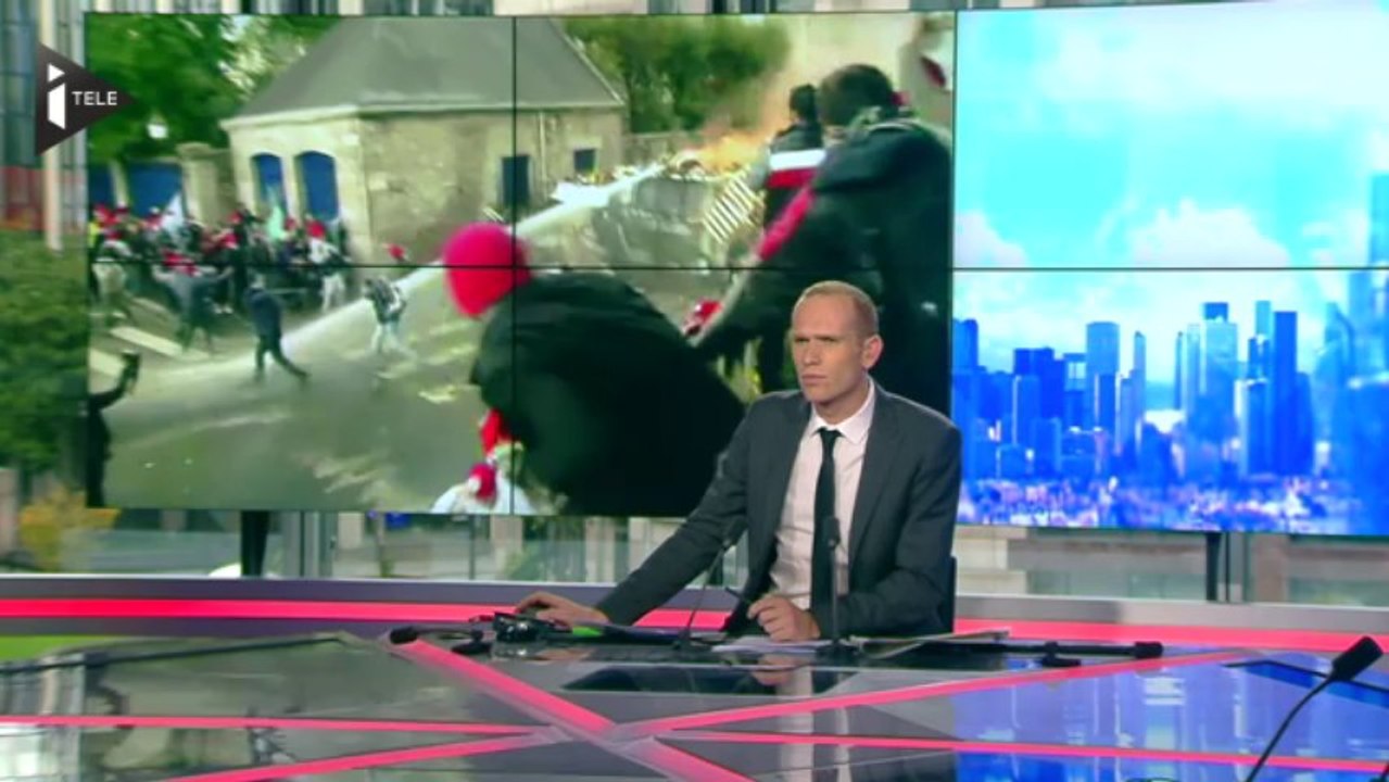 Premiers échauffourées à Quimper