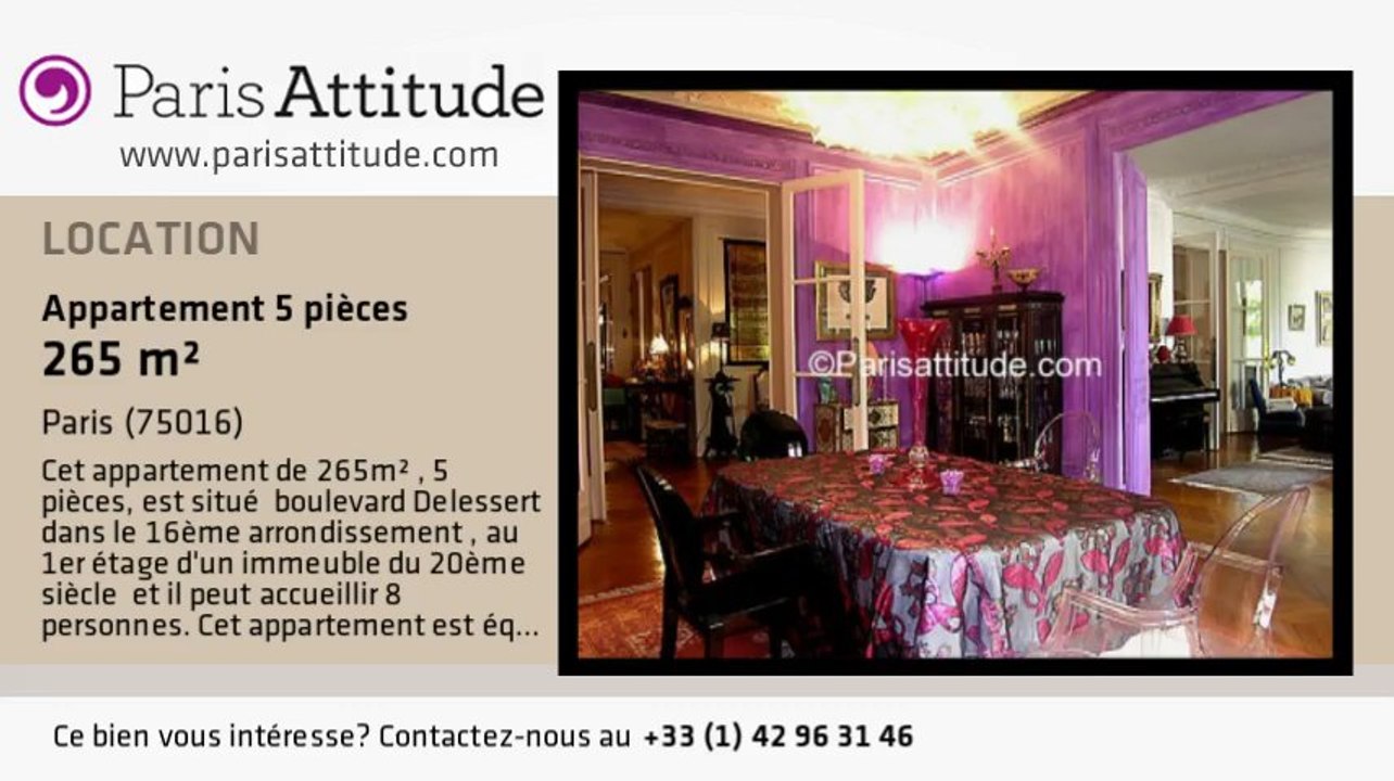 Appartement 4 Chambres à louer - Trocadéro, Paris - Ref. 6024