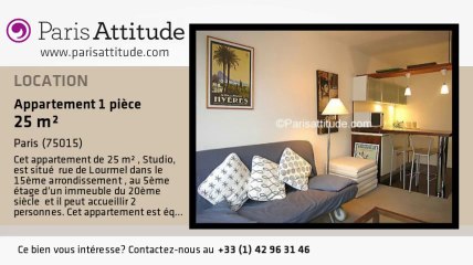 Appartement Studio à louer - Bir Hakeim, Paris - Ref. 7160