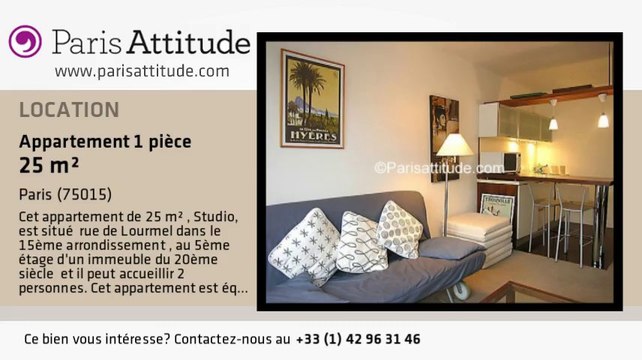 Appartement Studio à louer - Bir Hakeim, Paris - Ref. 7160