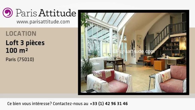 Loft 2 Chambres à louer - Poissonnière, Paris - Ref. 1863