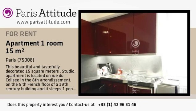 Studio Apartment for rent - Champs Elysées, Paris - Ref. 8022