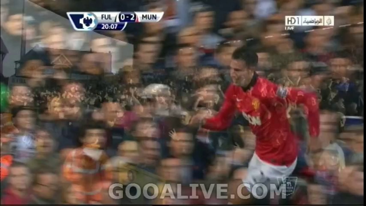Robin van Persie Amazing Goal Fulham FC Vs Manchester United 0-2 Gooalive.com ~ 2/11/2013